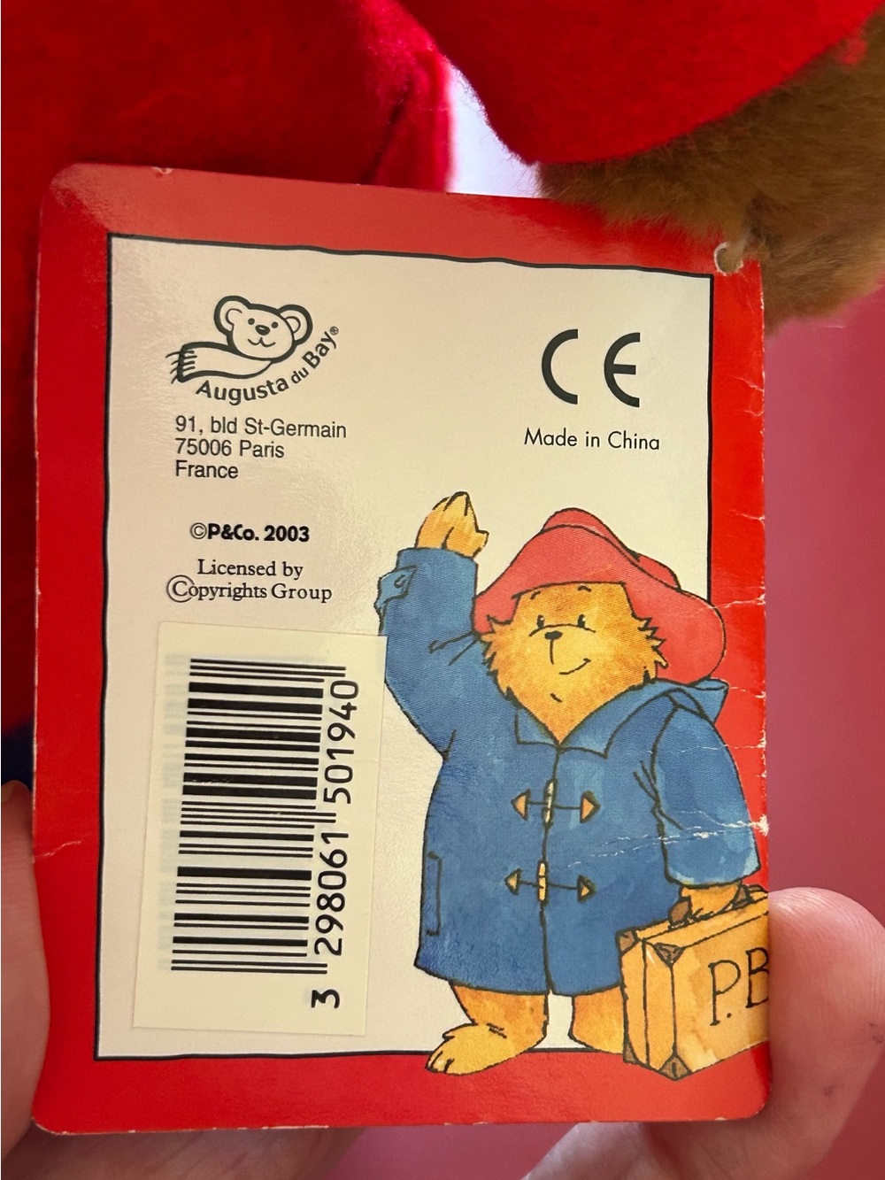 2003 Vintage Paddington Bear, Wanted on Voyage - Picture 7 of 12